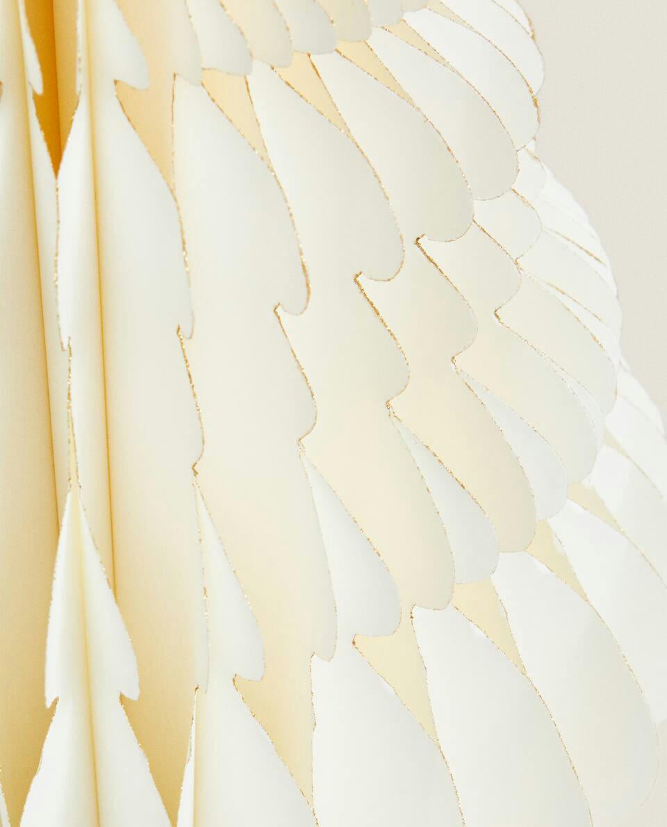 ÁRBOL DE NAVIDAD DE PAPEL DECORATIVO GRANDE CON BASE 