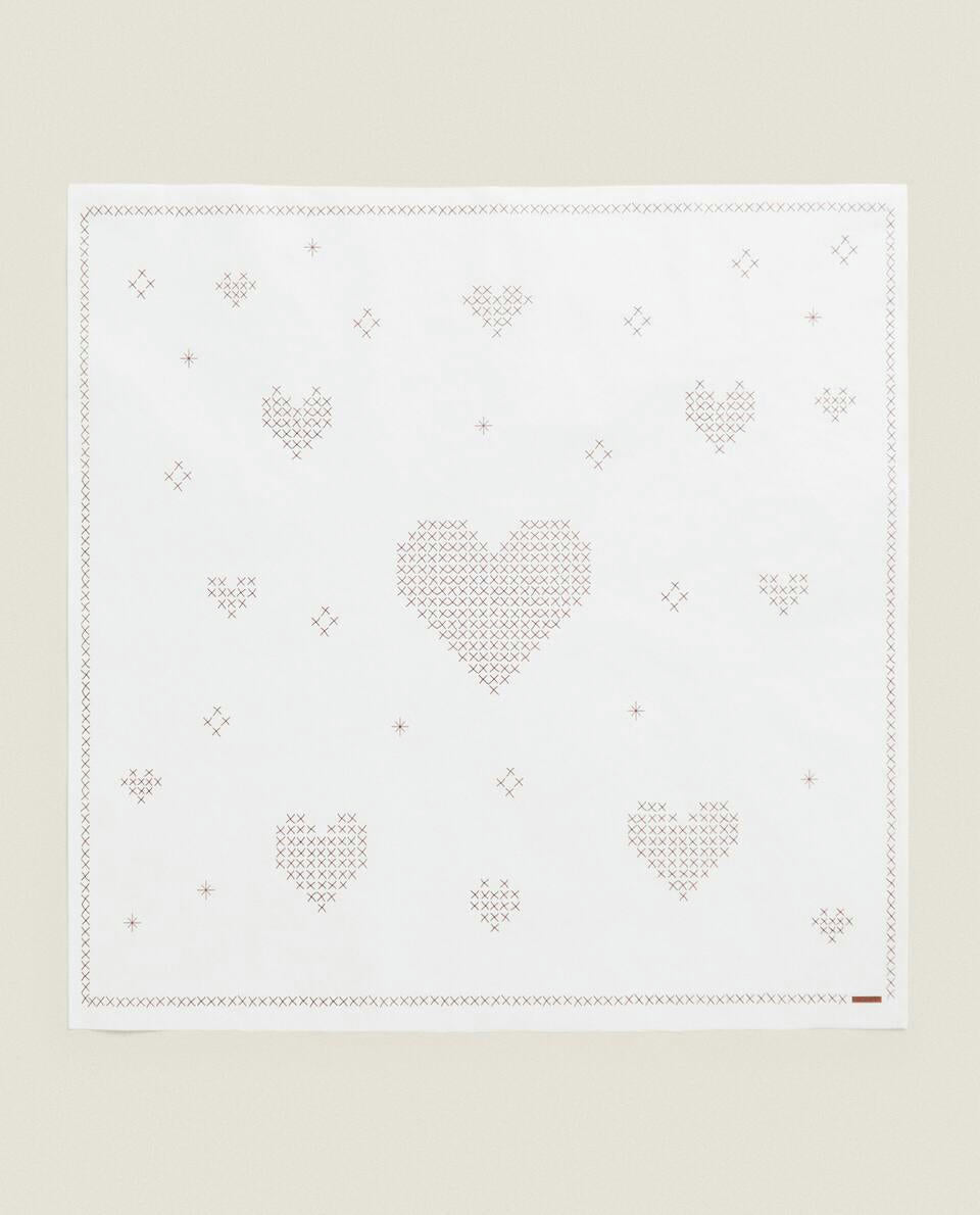 PAQUETE DE PAPEL PARA HORNO CON CORAZONES NAVIDEÑOS (PAQUETE DE 20) 