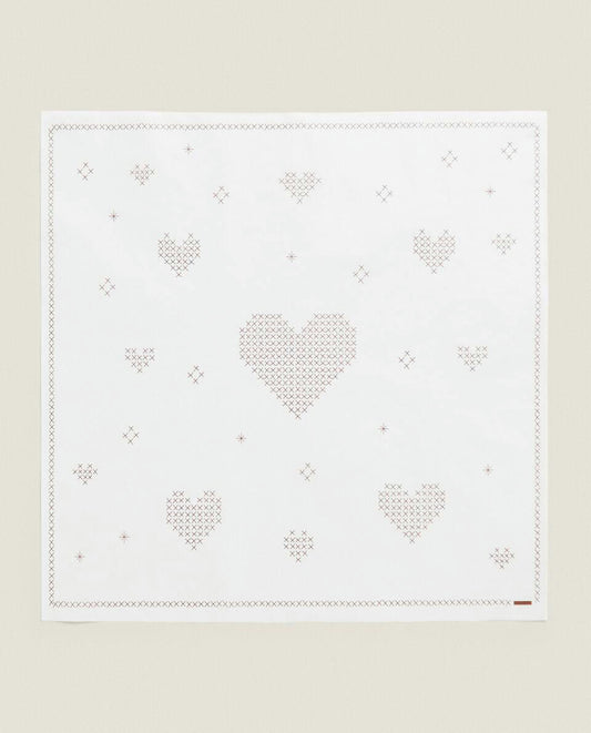 CONFEZIONE DI CARTA DA FORNO A FORMA DI CUORI DI NATALE (CONFEZIONE DA 20) 