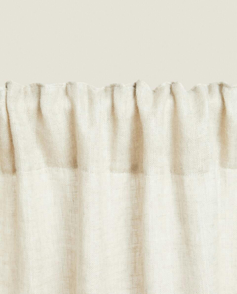 DOUBLE-FACED LINEN CURTAIN