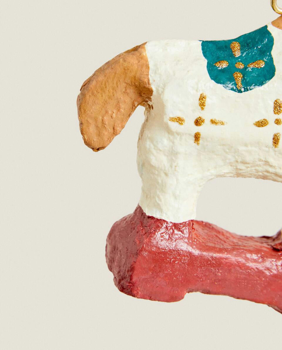 DECORACIÓN NAVIDEÑA DE CABALLITO BALANCÍN 