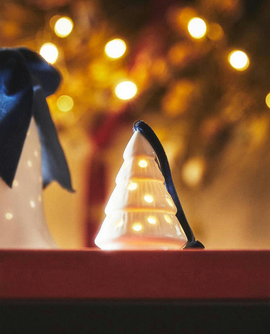DECORACIÓN DE PORCELANA PARA ÁRBOL DE NAVIDAD 
