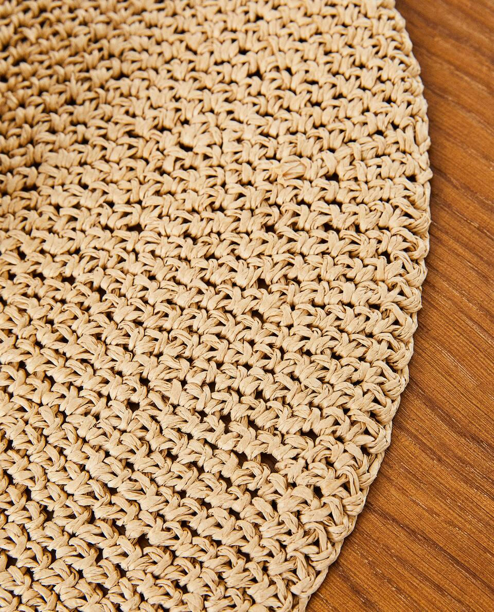 MANTELETE INDIVIDUAL REDONDO DE PAPEL 