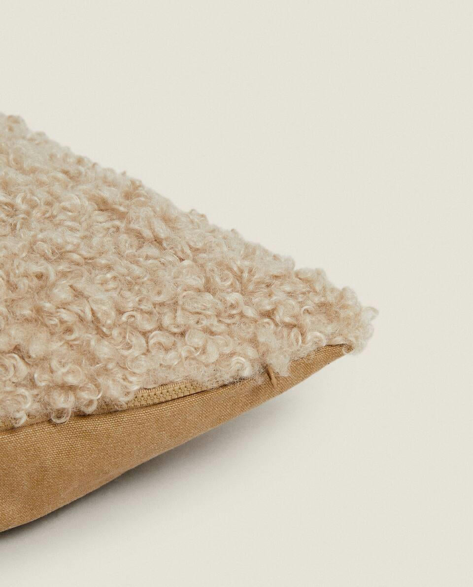 CAMA PARA MASCOTAS DE PIEL DE PIEDRA SINTÉTICA 