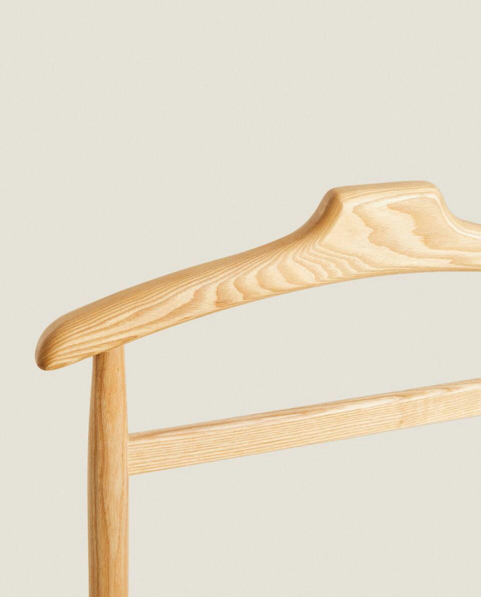 SERVO PORTAOGGETTI IN LEGNO DI FRASSINO 