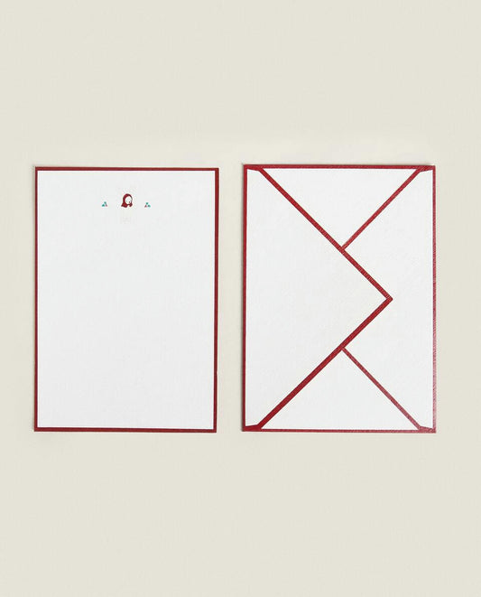 PACK DE POSTALES INFANTILES CON CONEJO DE NAVIDAD (PACK DE 2) 