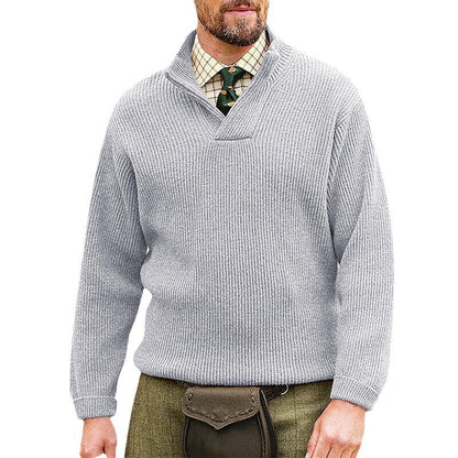 Men's Cashmere Casual Solid Color Sweater