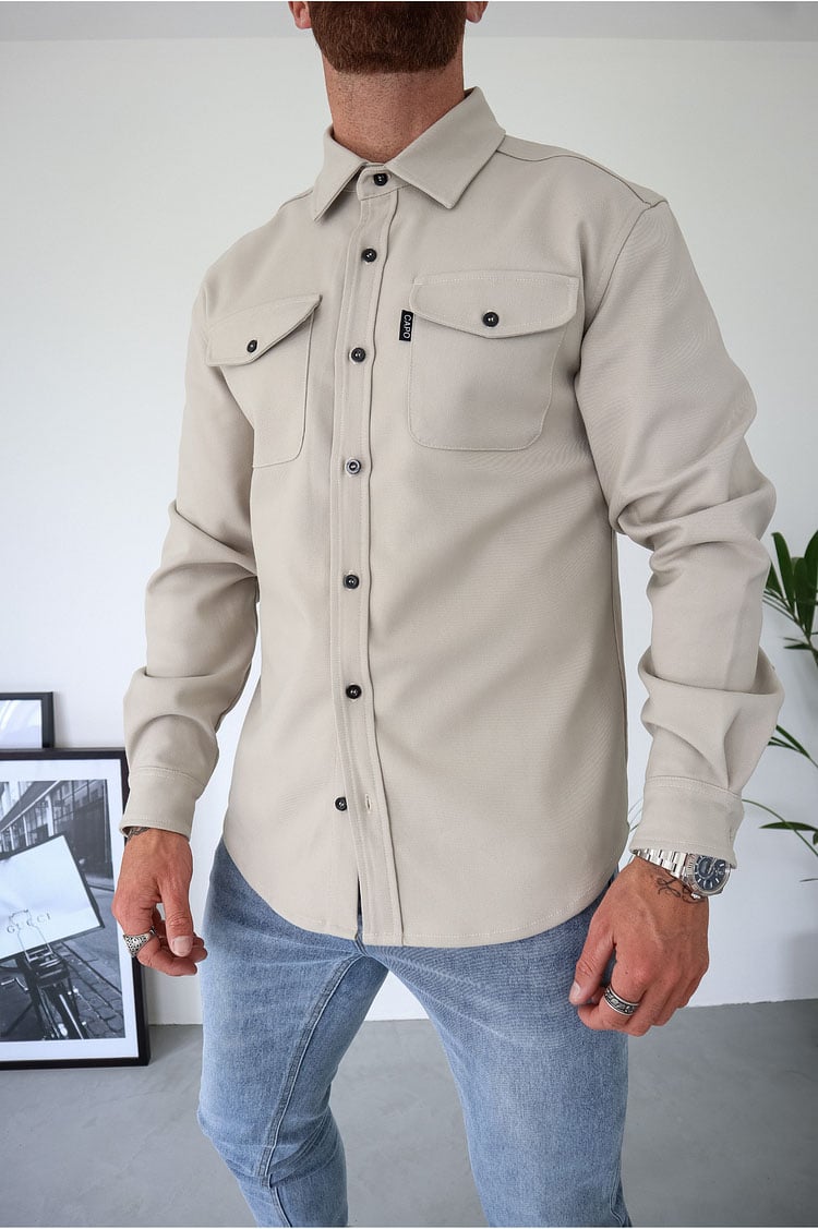 Men's Button Down Shirt Jacket (Buy 2 Free Shipping)