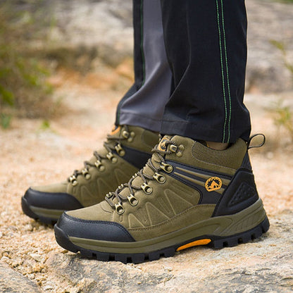 (⏰BLACK FRIDAY SPECIAL-70%OFF)Men's Mountaineering Orthopedic Ankle Support Hiking Boots Waterproof Non-Slip Wide Toe Tactical Boots